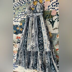 Bra-Free Flowy Tie-Back Maxi Dress